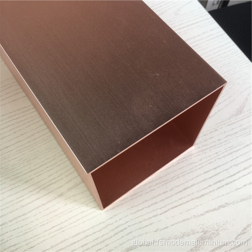 Black Square Hollow Section Square Tubes Customized Various Color Extrusion Manufactory